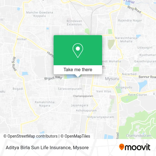 Aditya Birla Sun Life Insurance map