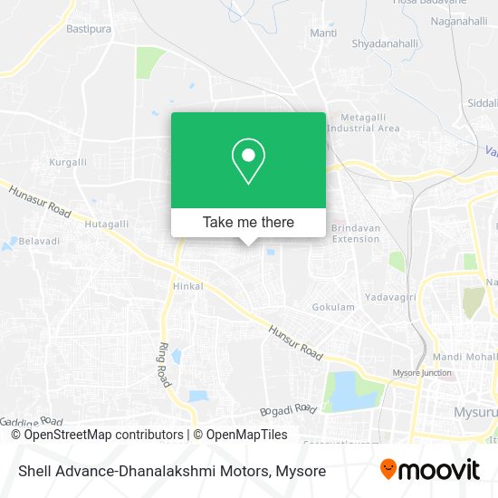 Shell Advance-Dhanalakshmi Motors map