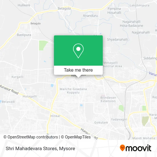 Shri Mahadevara Stores map
