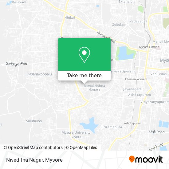 Niveditha Nagar map