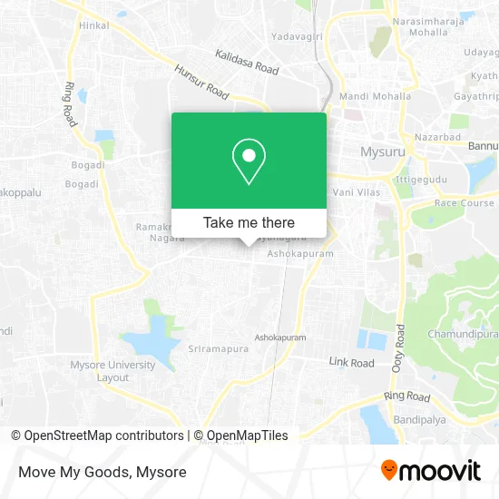 Move My Goods map
