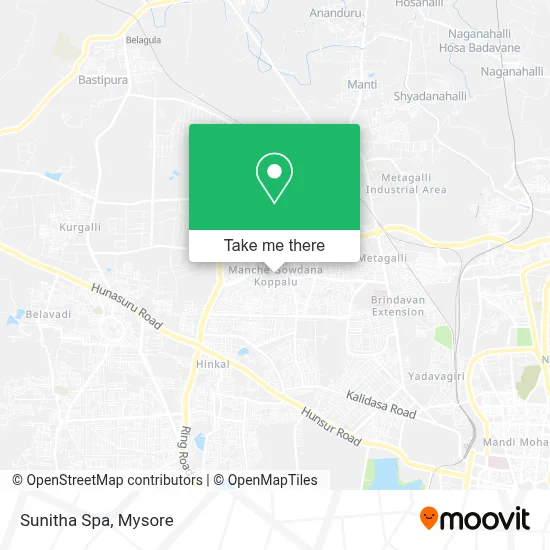 Sunitha Spa map