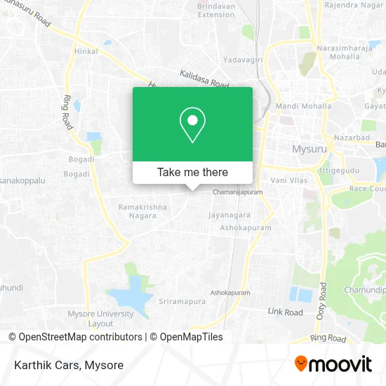 Karthik Cars map