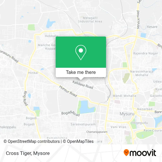 Cross Tiger map