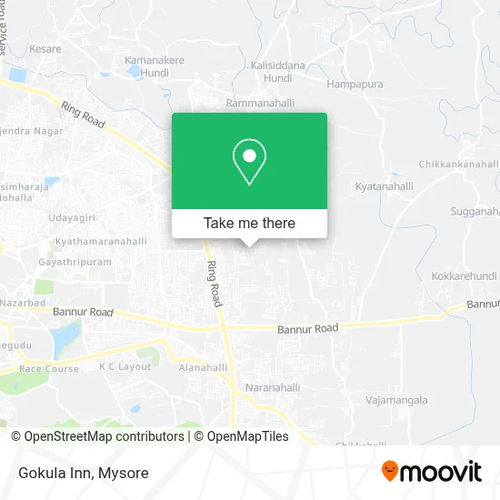 Gokula Inn map