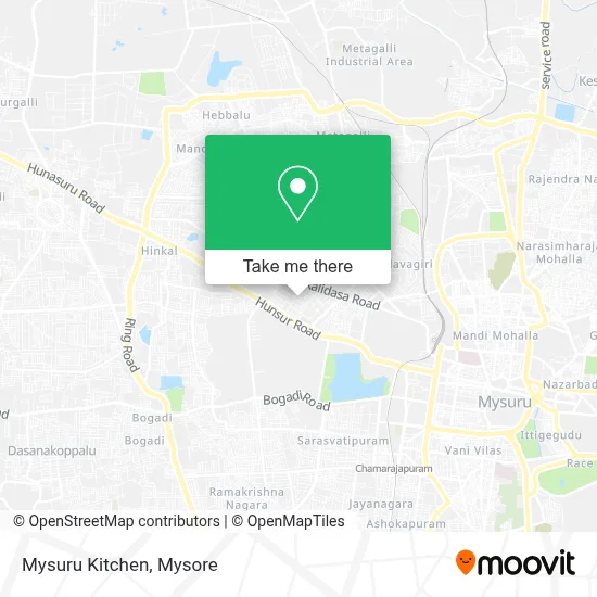 Mysuru Kitchen map