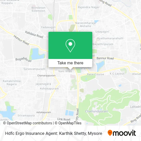 Hdfc Ergo Insurance Agent: Karthik Shetty map