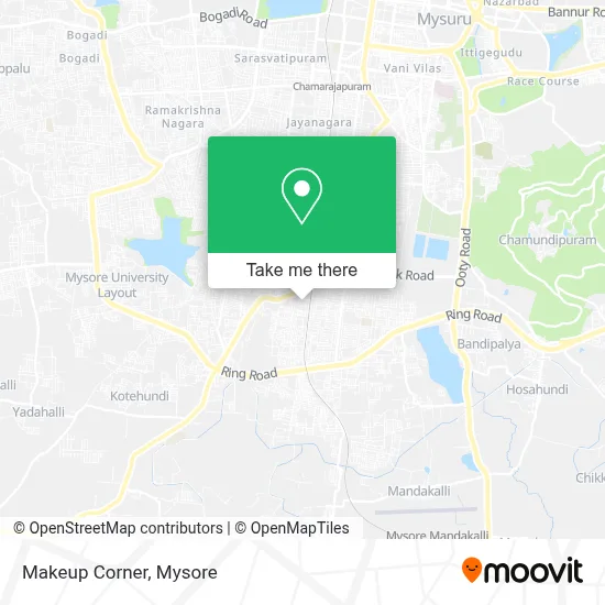 Makeup Corner map