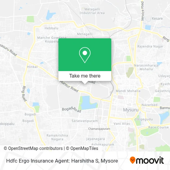 Hdfc Ergo Insurance Agent: Harshitha S map