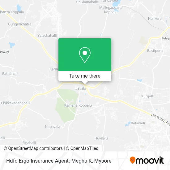 Hdfc Ergo Insurance Agent: Megha K map