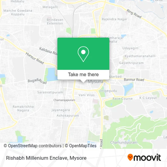 Rishabh Millenium Enclave map