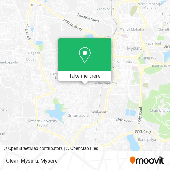 Clean Mysuru map