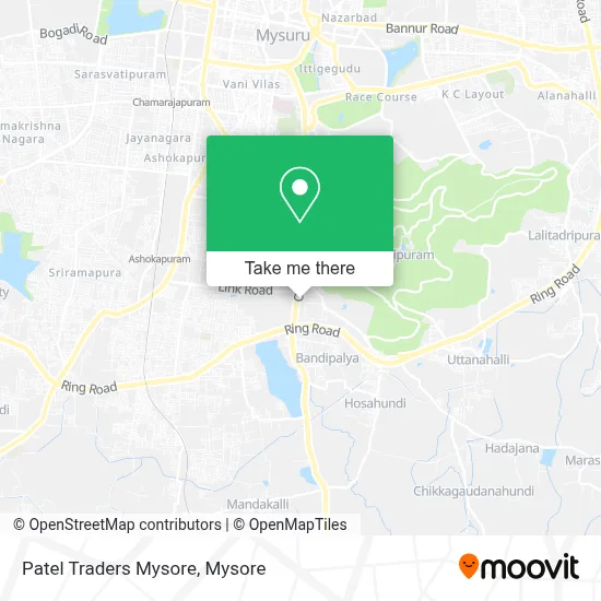 Patel Traders Mysore map