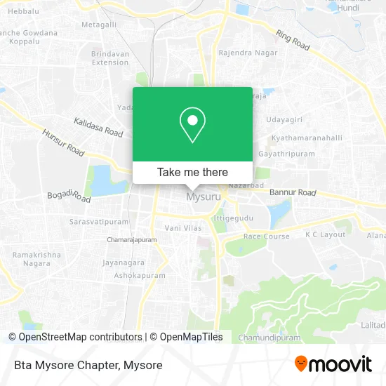 Bta Mysore Chapter map