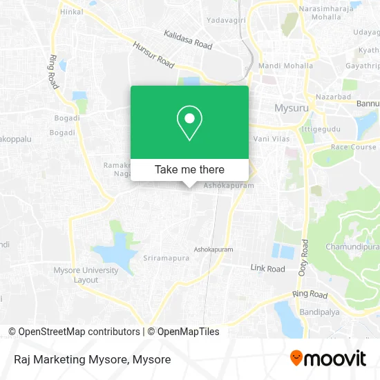Raj Marketing Mysore map