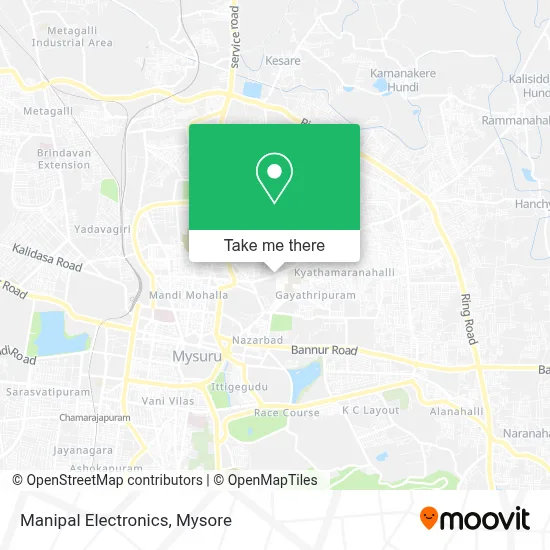 Manipal Electronics map