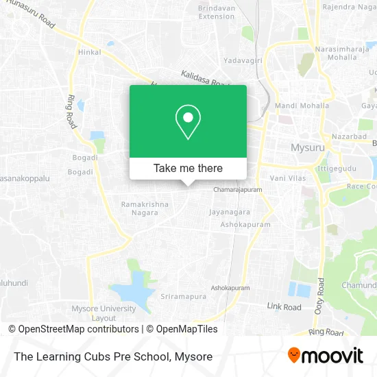 The Learning Cubs Pre School map