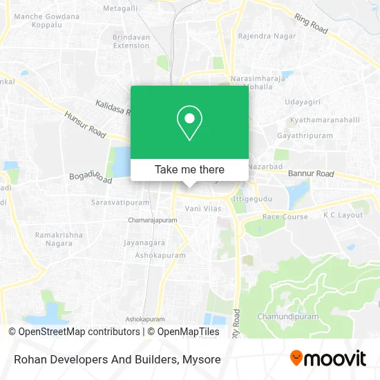 Rohan Developers And Builders map