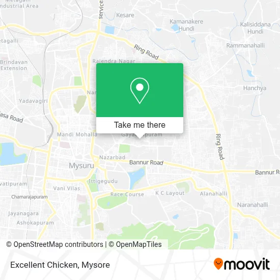 Excellent Chicken map