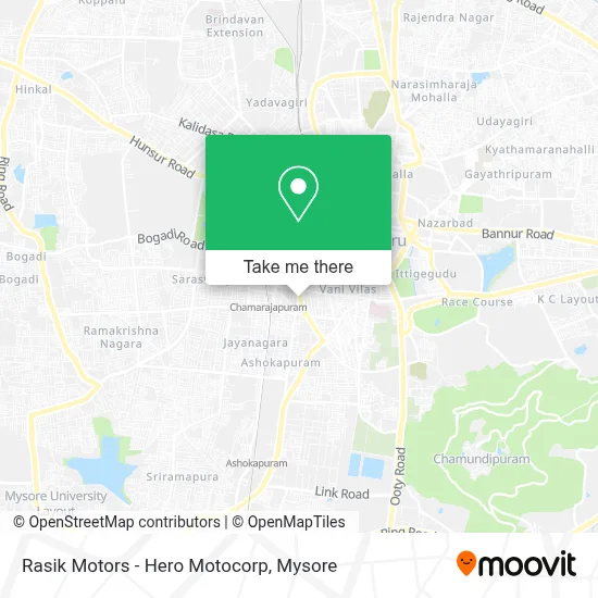Rasik Motors - Hero Motocorp map