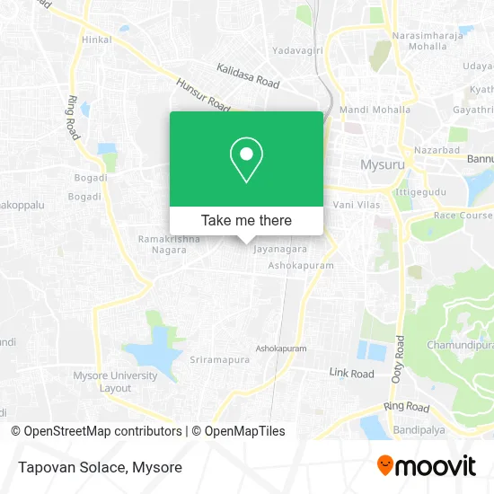 Tapovan Solace map
