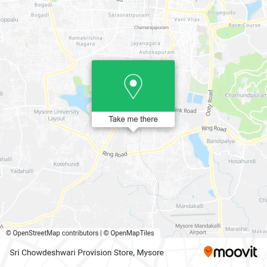 Sri Chowdeshwari Provision Store map