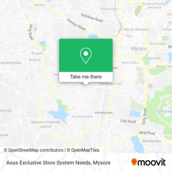 Asus Exclusive Store System Needs map