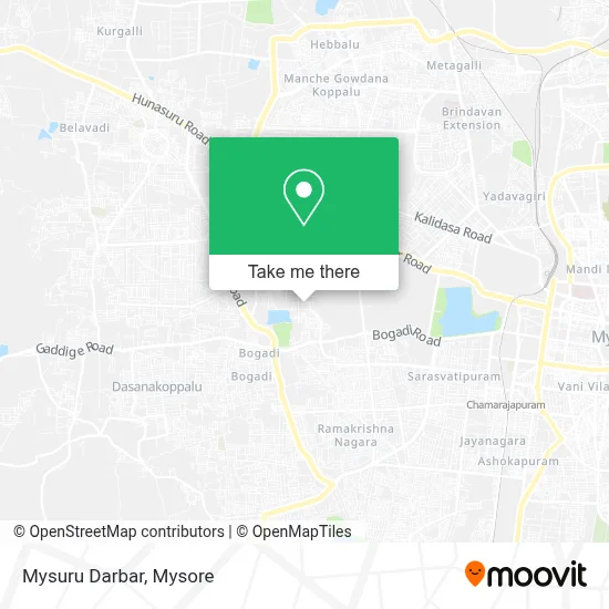 Mysuru Darbar map
