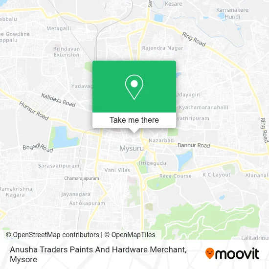 Anusha Traders Paints And Hardware Merchant map