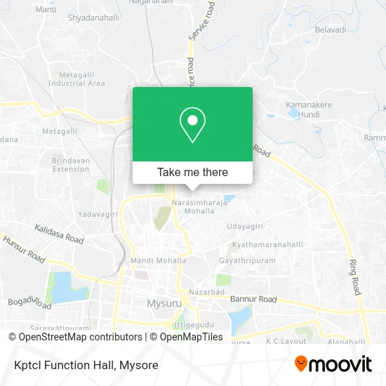 Kptcl Function Hall map