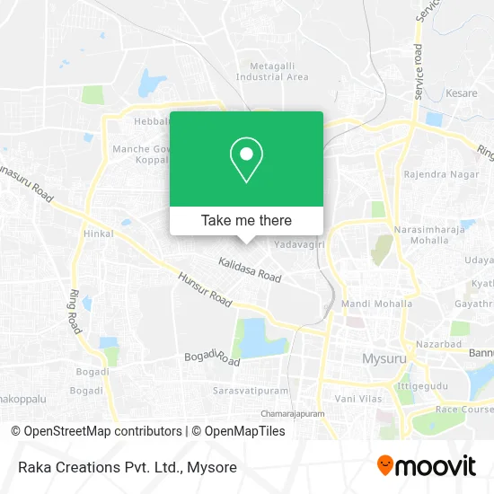 Raka Creations Pvt. Ltd. map