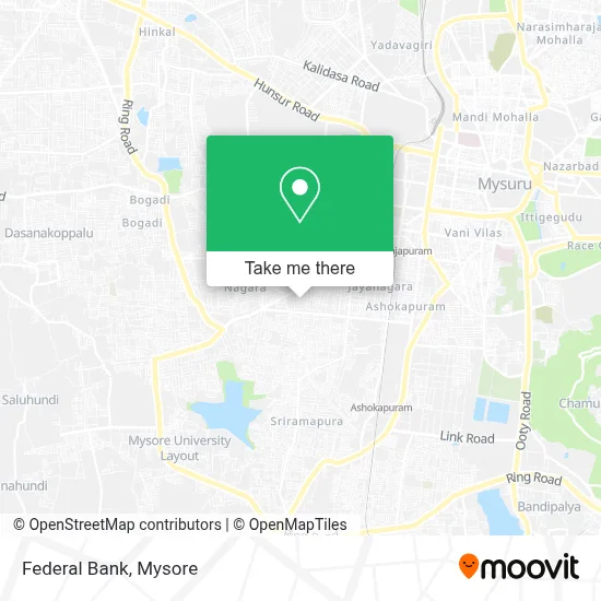 Federal Bank map