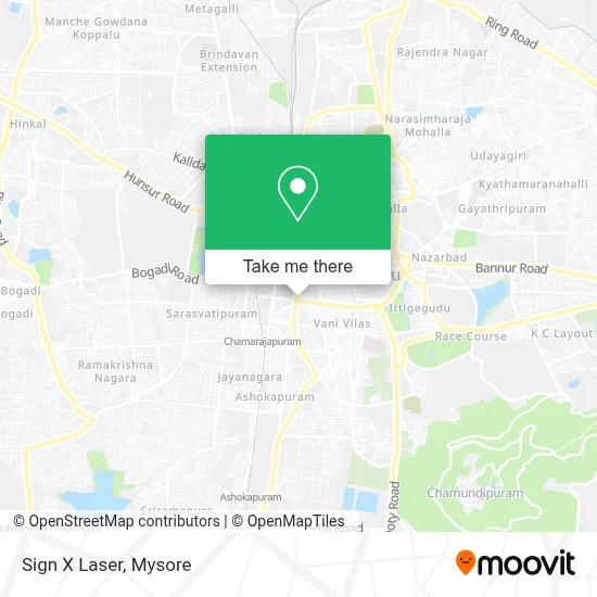 Sign X Laser map