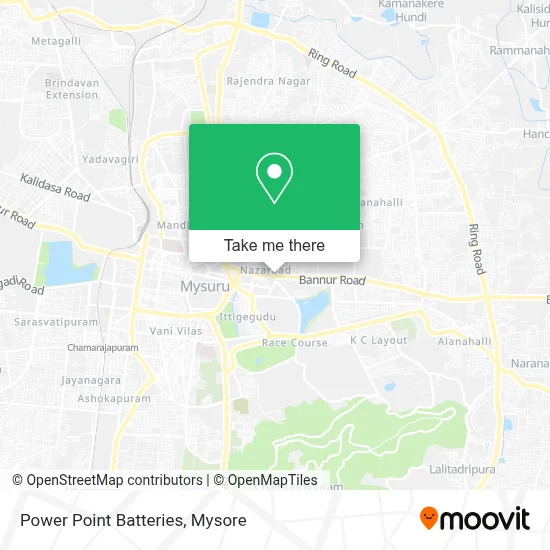 Power Point Batteries map