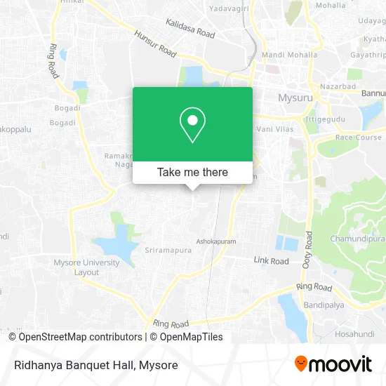 Ridhanya Banquet Hall map