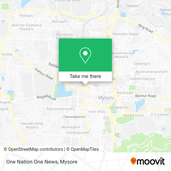 One Nation One News map