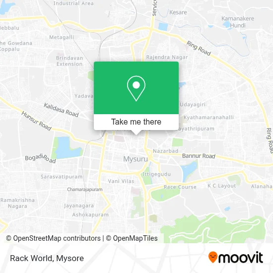 Rack World map