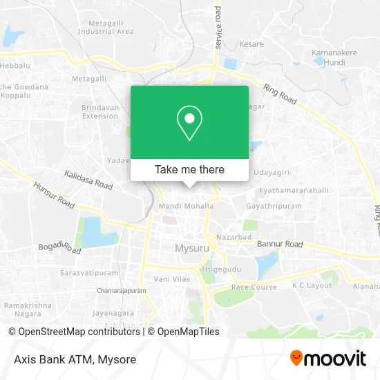 Axis Bank Atm map
