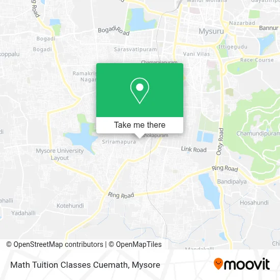 Math Tuition Classes Cuemath map