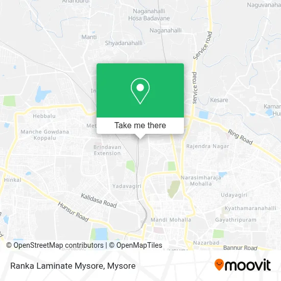 Ranka Laminate Mysore map