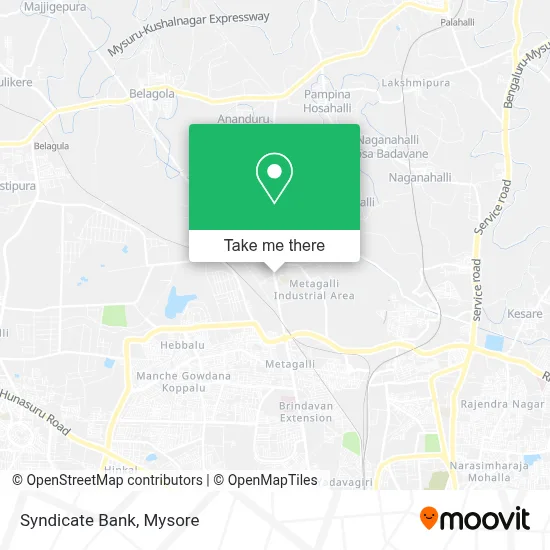 Syndicate Bank map