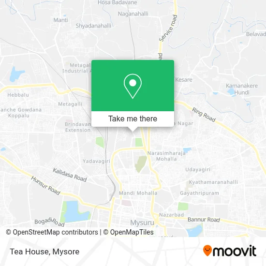 Tea House map