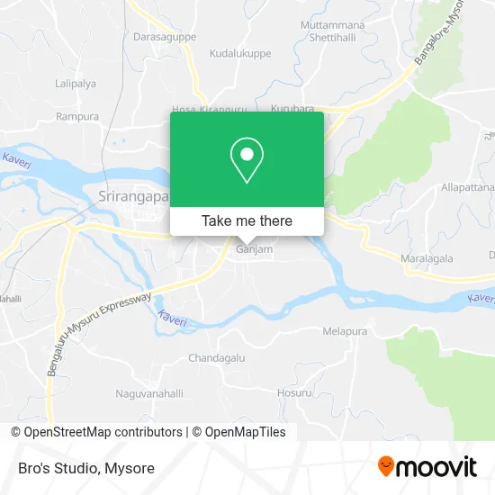 Bro's Studio map