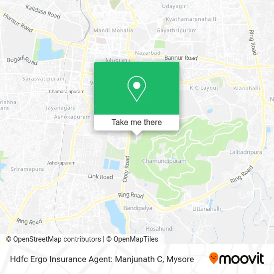 Hdfc Ergo Insurance Agent: Manjunath C map