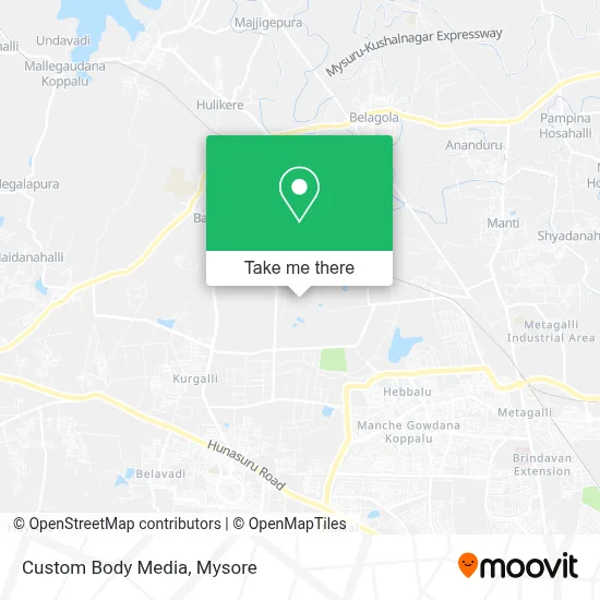 Custom Body Media map