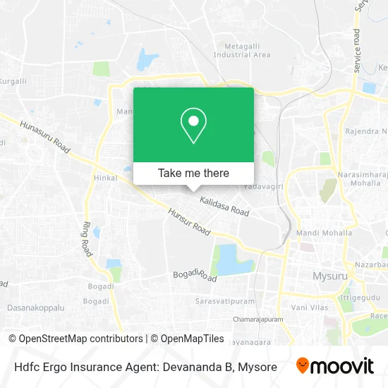 Hdfc Ergo Insurance Agent: Devananda B map