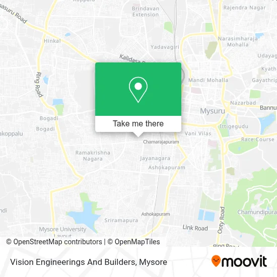 Vision Engineerings And Builders map