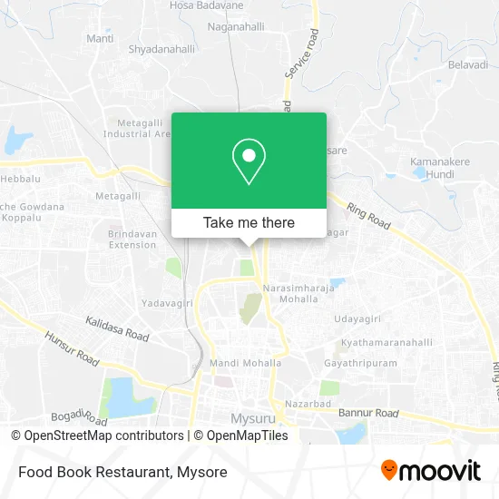 Food Book Restaurant map