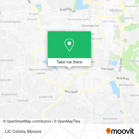 Lic Colony map