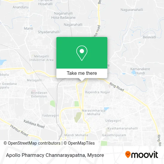 Apollo Pharmacy Channarayapatna map